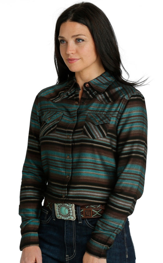 Shirt Women’s Cruel Denim Long Sleeve Stripe CTW7226015
