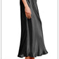 JDP4232-Dressy Satin Long Panel Silhouette Skirt