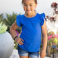 Shirts Girls Ruffle Sleeve Top