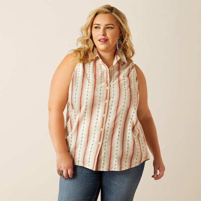 Shirts Women’s Ariat Billie Sleeveless Top in Dessert Stripe 10060369