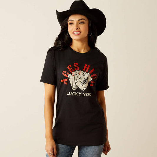 Shirts Women’s Ariat Ace Of Spades Short Sleeve 10054038