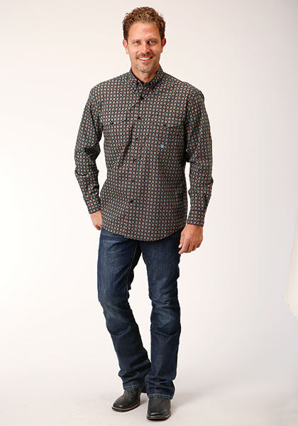 Shirt Men’s Roper Long Sleeve Amarillo 03-001-0325-6015