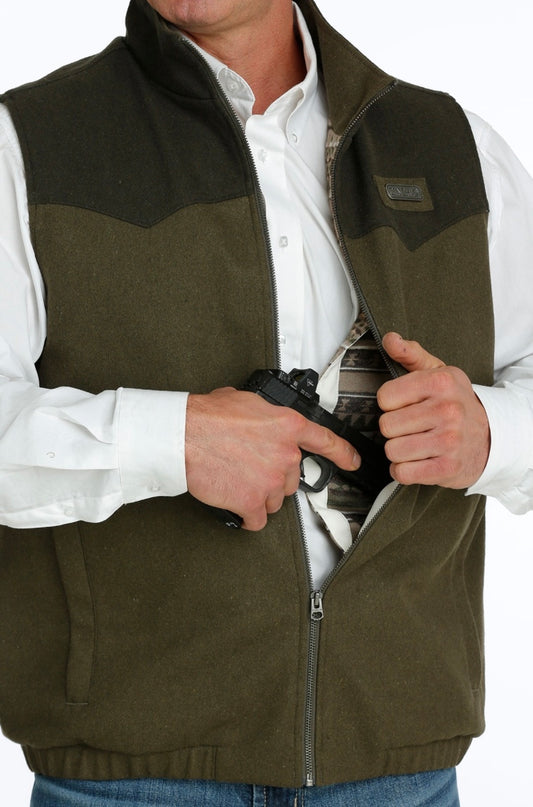 Outerwear Mens Cinch Wooly Vest MWV1543009