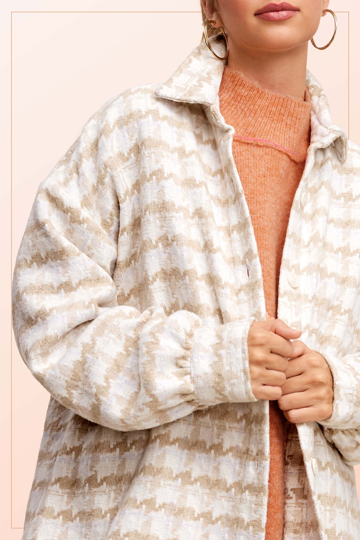 Outerwear Oversized Soft Brushed Shacket JKT1795
