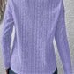 CWTBLL2478_CREW-NECK LONG SLEEVE JACQUARD LACE TOP