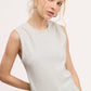 Shirts Women’s-Stretchy Basic Ribbed Sleeveless Crew Neck Tank Top HUT7340