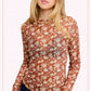 JCT7701-Floral Layer Top