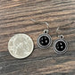 726524, 9mm Round Stone Earrings 736524