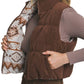 Reversible Corduroy Puffer Vest