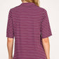 T4019 Stripe Collared Top