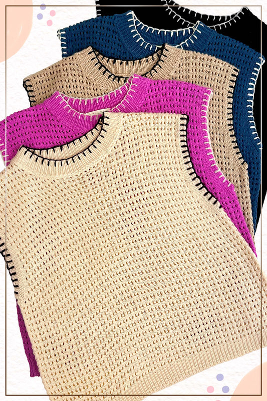 Sweater Vest MDS3597 Outerwear women’s