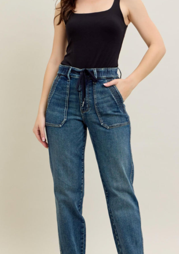 Jeans Women’s Judy Blue HW Vintage Wash Jogger JB88971