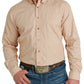 Shirts Men’s Cinch Modern Fit Tan Geo Print Long Sleeve Buton Up MTW1347091