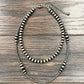 735689, Handmade 22" 2-strand Navajo Bead Necklace