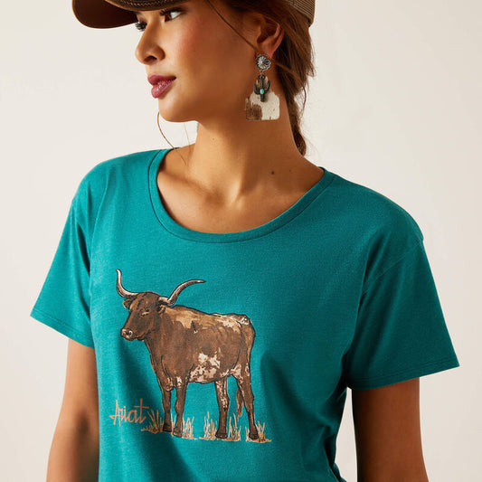 Shirt Women’s Ariat Longhorn Short Sleeve 10047920