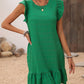 Elegant Ruffled Sleeve Straight Dress