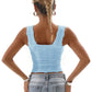 TO1527 Jacquard Knit Tank Top