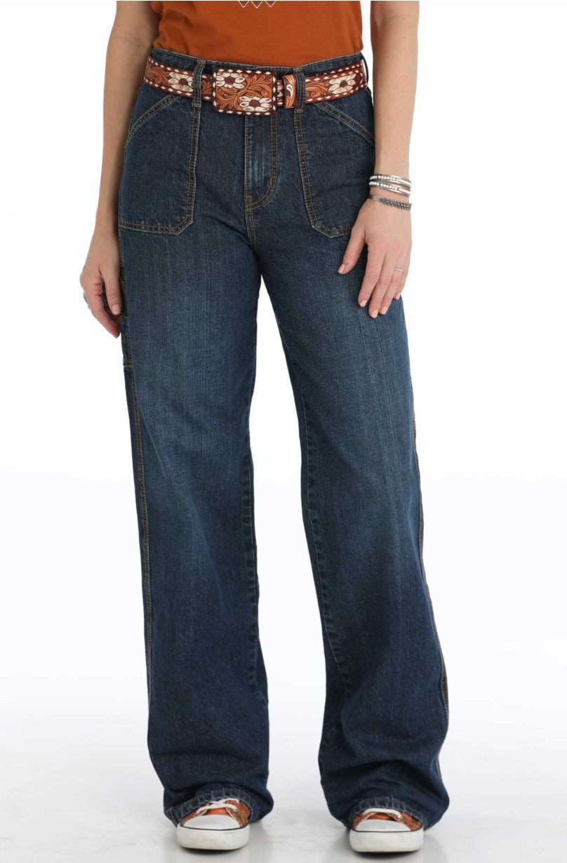 Jeans Women’s Cruel Casey High Rise Loose Fit Dark Wash CB75154001