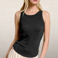 Shirts Women’s Basic Ribbed Knit Longline Tank Top JDT7724