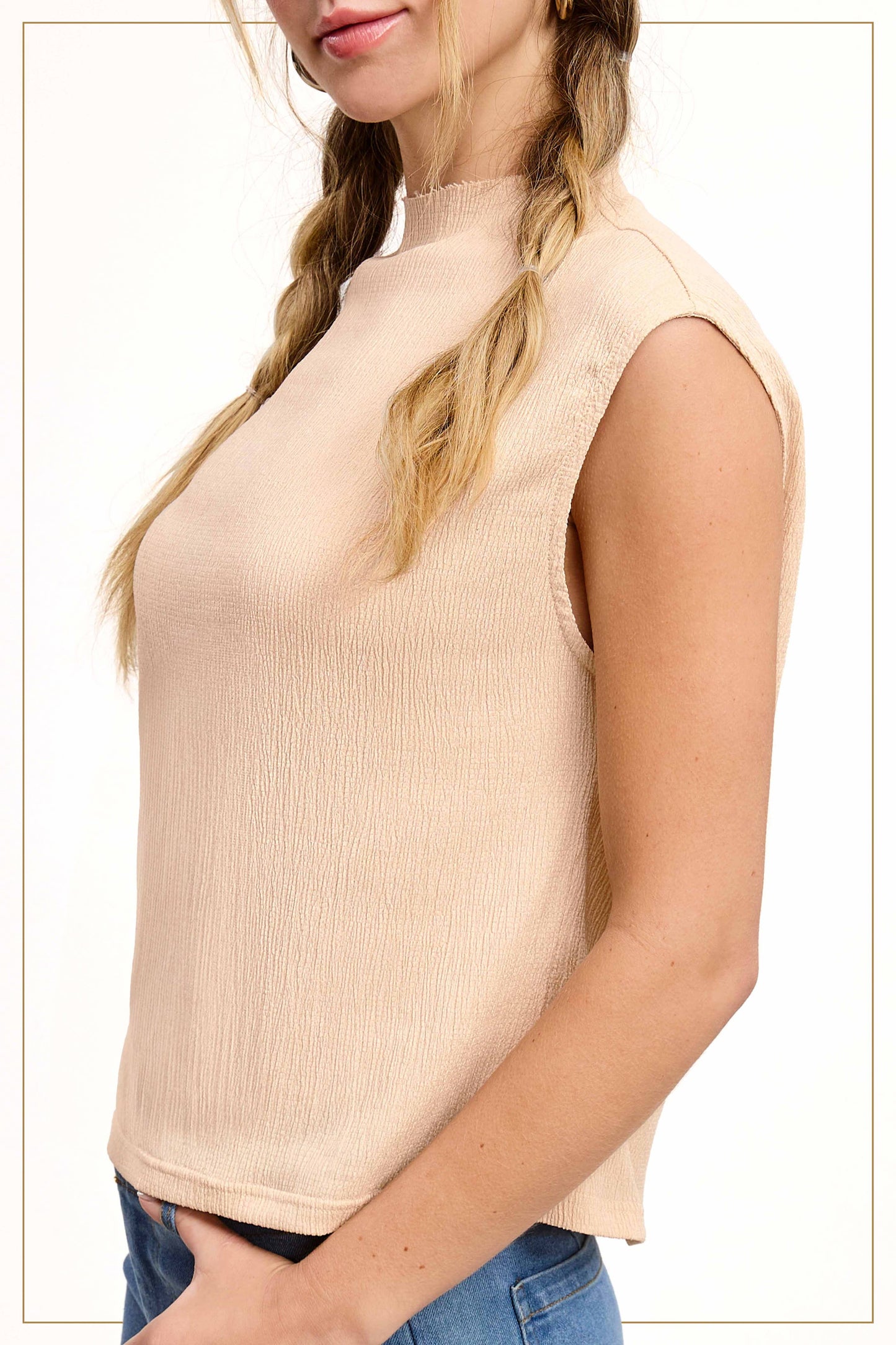 Crinkle Layer Top HCT7705