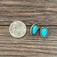 726452, 12mm Drop Stone Stud Earrings