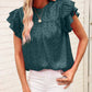 Shirts Women’s Polka Dot Ruffle Blouse RCWJ04176