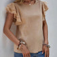 Shirts Women’s Crewneck Loose Lace Ruffle Sleeve RCXL00715