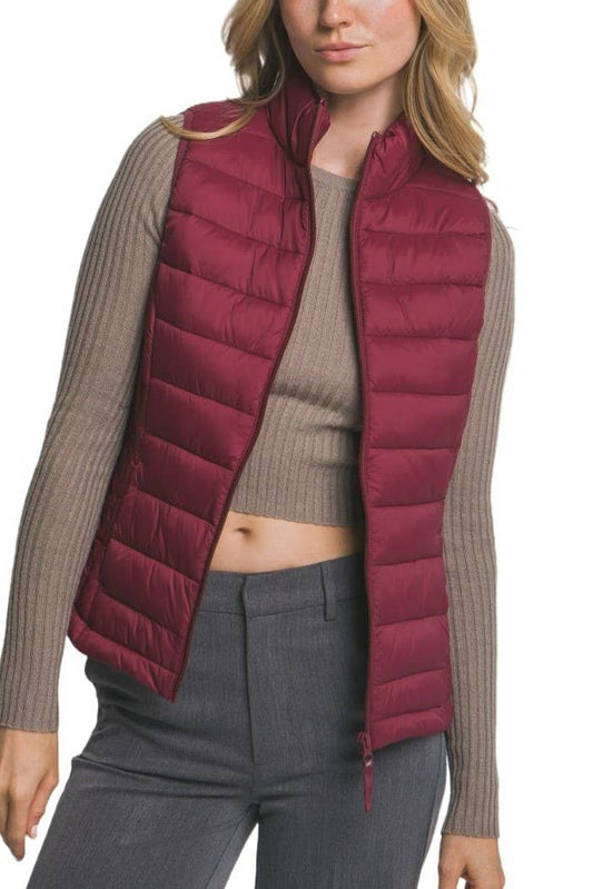 Outerwear Women;s Lightweight Down Packable Puffer Vest V5001