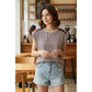 Shirts Women’s COLOR BLOCKED PINSTRIPE TOP 17009