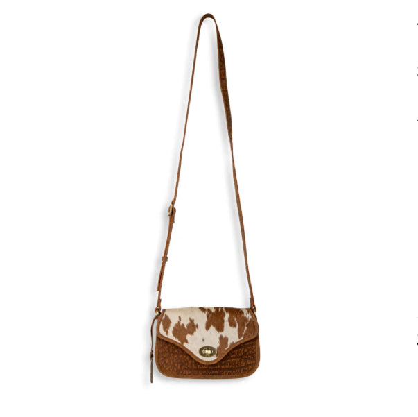 Purses Myra Bag Swift Rider Leather & Hairon Bag S-8077