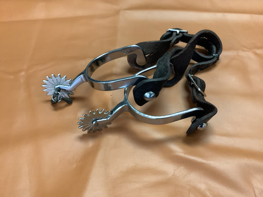 Basic Adult  Work Spur With Leather Strap