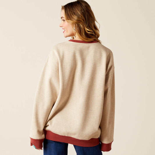 Outerwear Women’s Ariat Oversized Graphic Sweater 10053885
