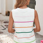 Shirts Women’s LDC Striped Round Neck Knitted Sweater Tank LD2771402