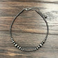 738977, Handmade 16" Clustered Navajo Bead Necklace