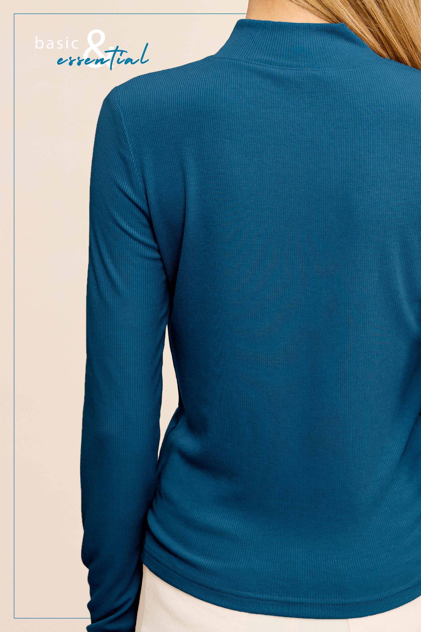 Ribbed Turtleneck MCT7699