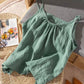 TO1185 Cotton Linen Camisole Tank Top