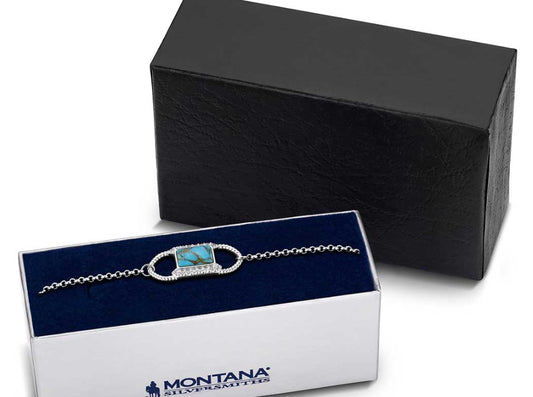 Jewelry Montana Silversmiths Turquoise Glam Bracelet BC6372