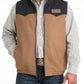 Men’s Cinch Wooly Vest brown/Black MWV1543014 Outerwear