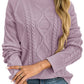 CWOSWL07714 VINTAGE CABLE KNIT SWEATER WOMENS Outerwear women’s