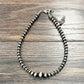 738590, Handmade 15" Rondelle Navajo Bead Necklace