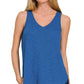 Shirts Women’s V Neck Sleeveless Cami Top HT-2358YV