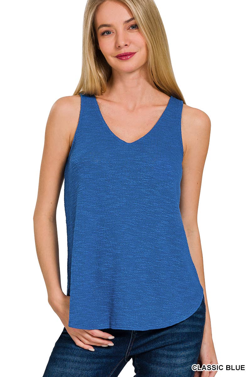 Shirts Women’s V Neck Sleeveless Cami Top HT-2358YV