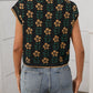 SW1325 Knit Top with Floral Detail