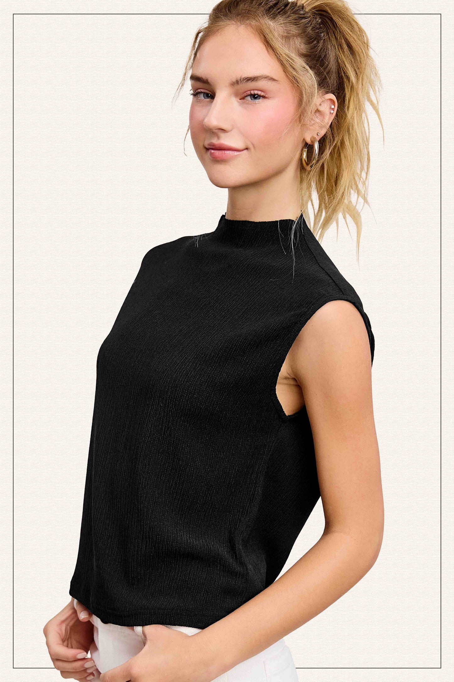 Crinkle Layer Top HCT7705