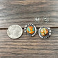 12mm Gemstone Stud Earrings 726410
