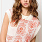 Outerwear Women’s Floral Sweater Vest MCS3587
