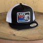 Hats Ball Caps Lazy J Sunset Bull Black White BLKWHT4BS