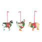 Christmas Ornament Jolly Farm Animals 14409