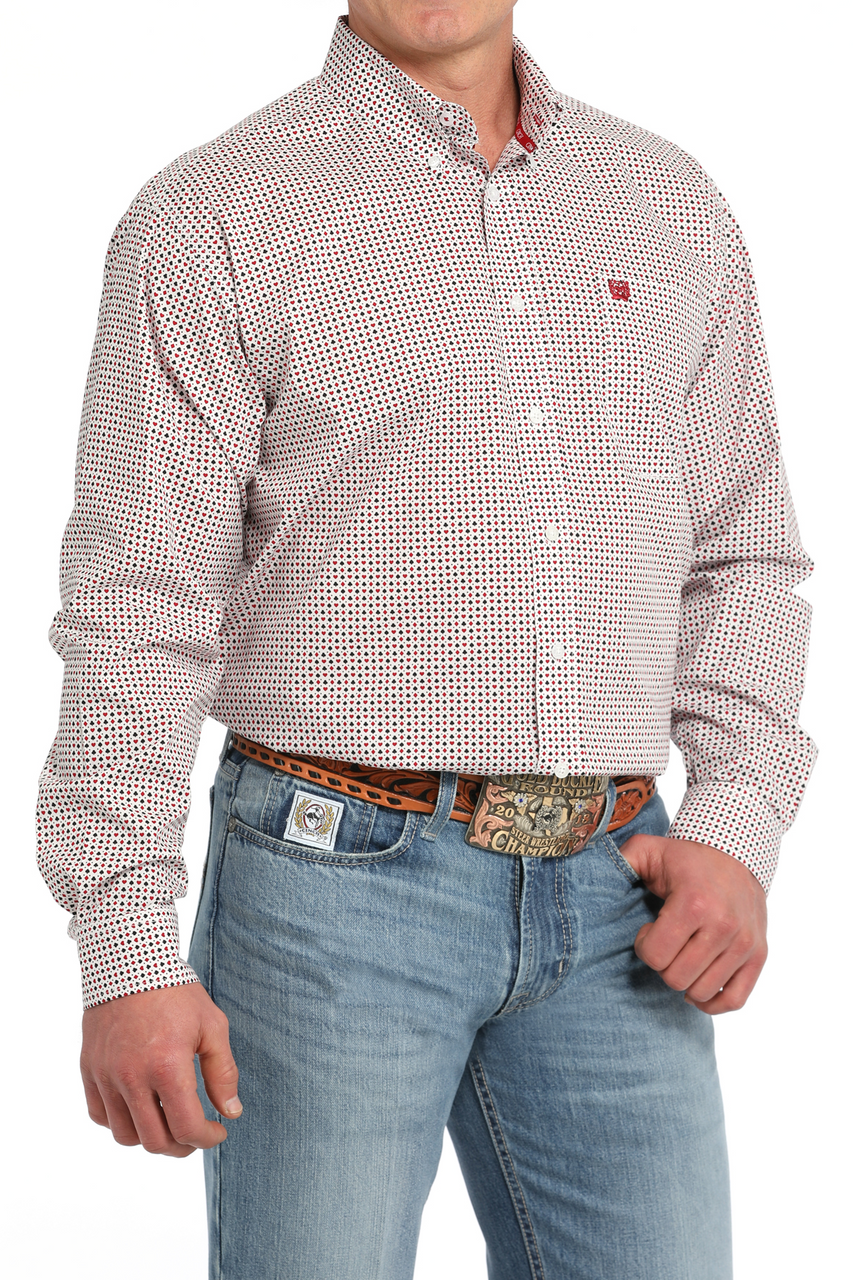 Shirts Men’s Cinch Long Sleeve Card Print MTW1105839
