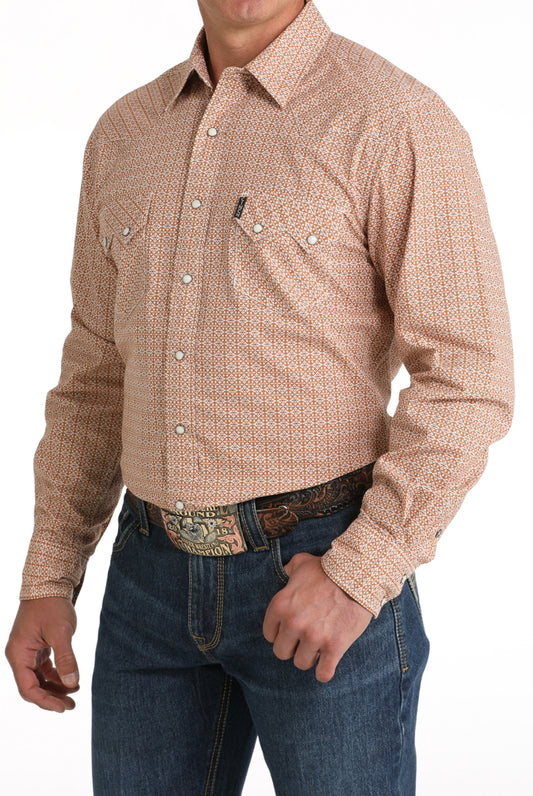 Shirts Mens Cinch Modern Fit Geo MTW1301078